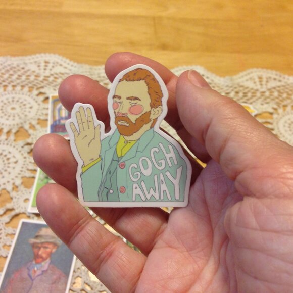 Stickers, Art, Painting theme, 10 cellphone stickers - Picture 4 of 6